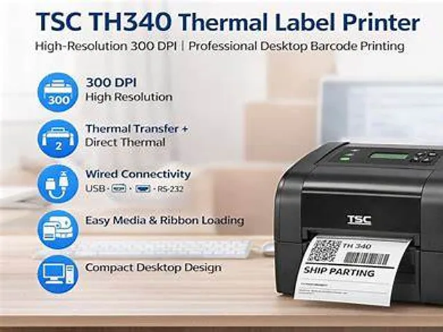 TSC TH340 label printer